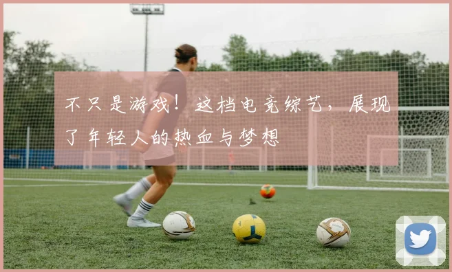 不只是游戏！这档电竞综艺，展现了年轻人的热血与梦想